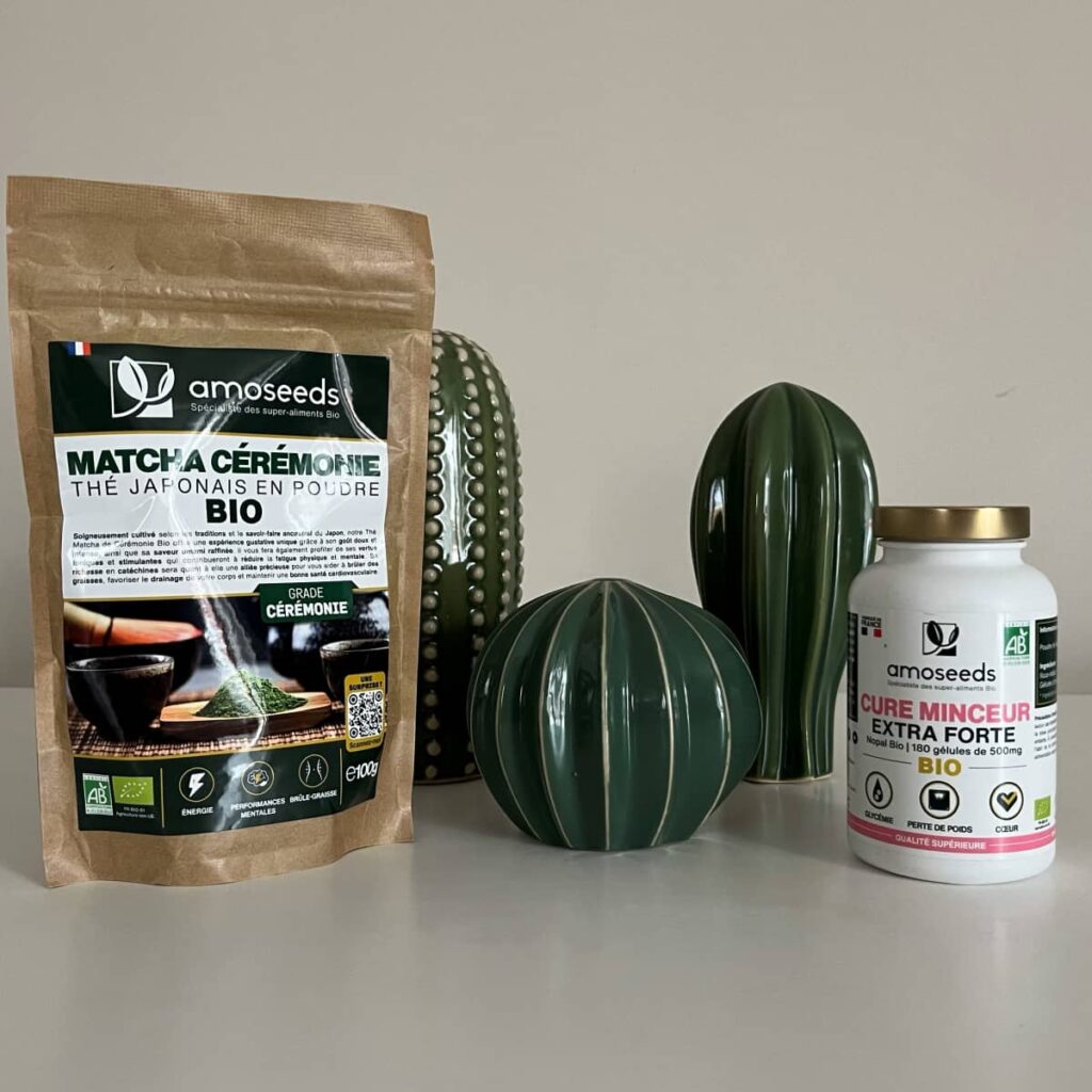 Mon avis sur Amoseeds : J'analyse et je teste leur cure minceur et leur matcha 2 deux produits testes amoseeds 1