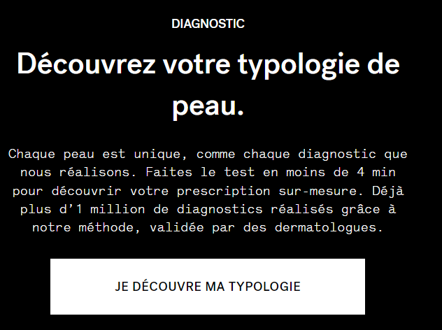 Code Promo Typology : Les Offres Spéciales Réductions 3 diagnostic de peau typology