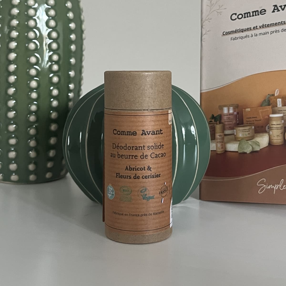 Mon avis sur Comme Avant : je teste et j'analyse leurs savons, déodorants, crèmes et répulsifs 6 emballage deodorant stick solide 1