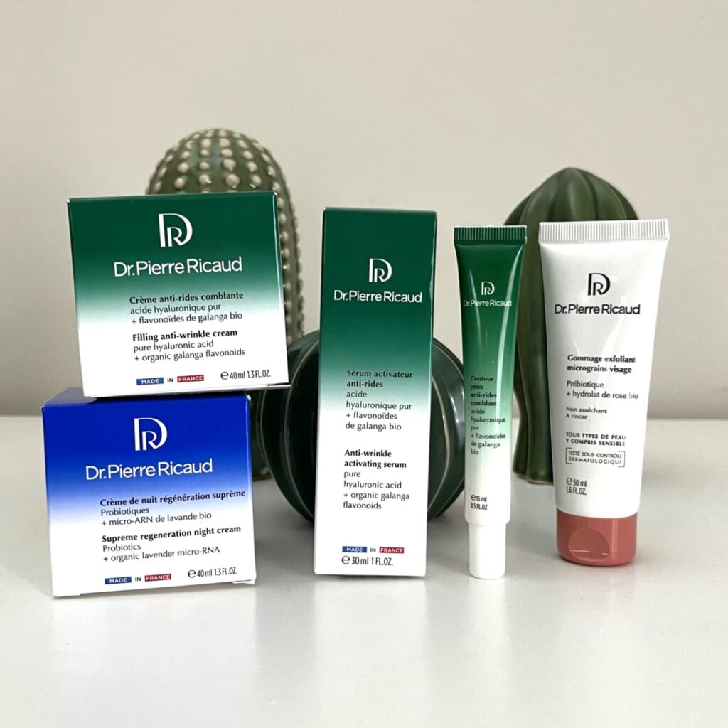 Test, avis et analyse des formulations des soins Dr Pierre Ricaud 2 ensemble produits test 1