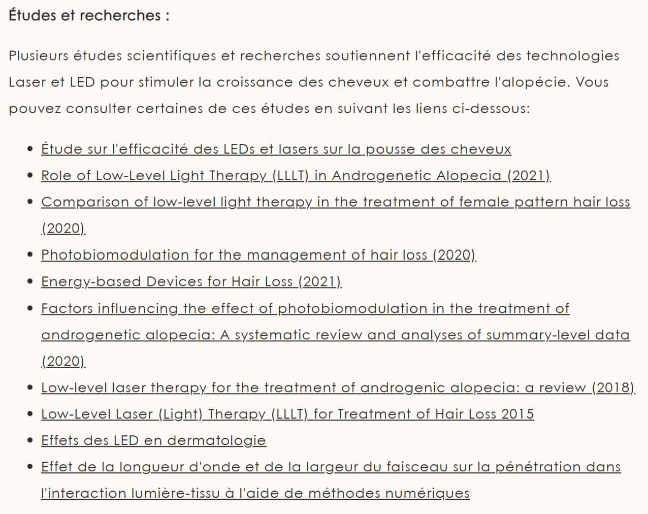Le casque LED cheveux de Nooance : Mon Avis complet avec test personnel et revue des études 8 etudes scientifiques nooance casque 1