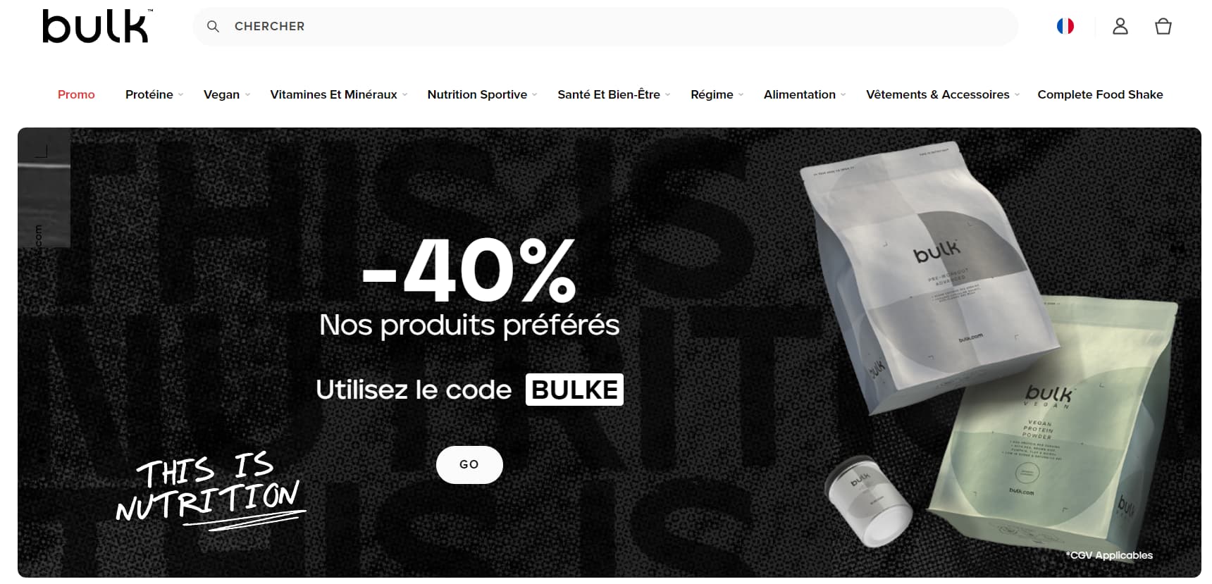 Bulk code promo influenceur : Profitez de 40% de réduction sur votre commande 2 exemple code promo bulk powders juillet 2023