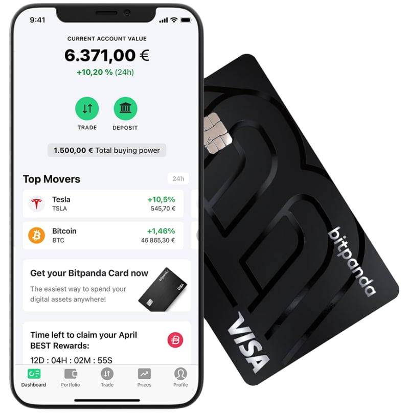 Bitpanda Avis : Revue complète des fonctionnalités de la plateforme 5 exemple carte bitpanda card 1