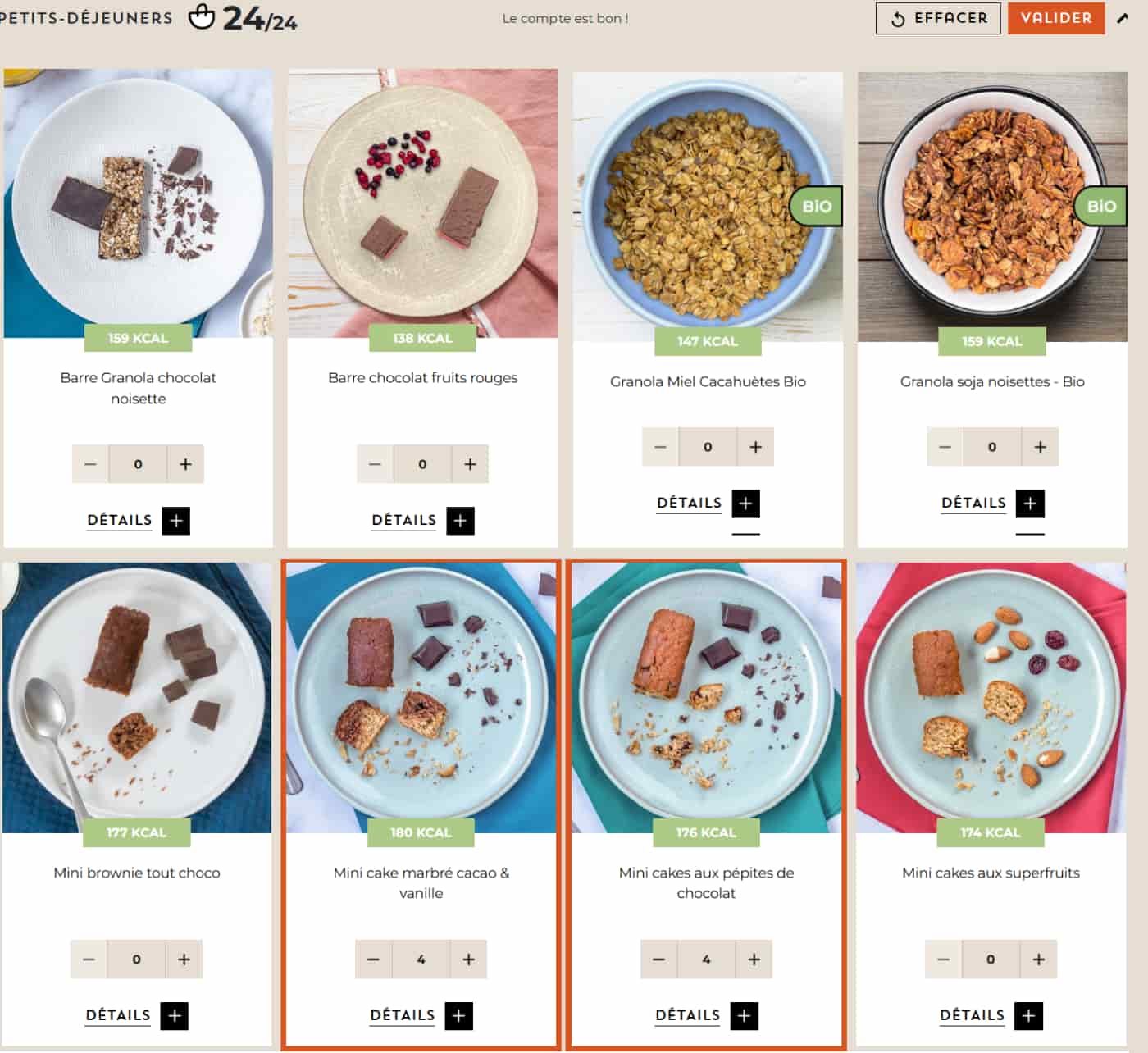 Mon avis sur Cheef : Je teste et analyse leur programme minceur 3 exemple petit dejeuner cheef 1