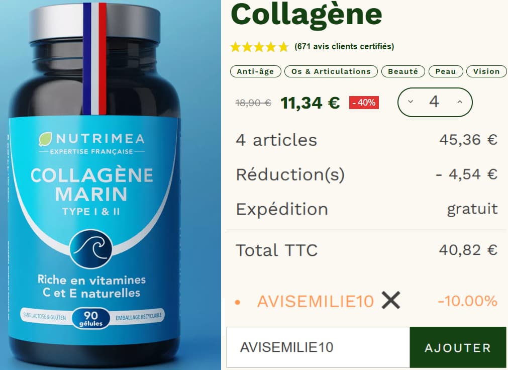 Code Promo Nutrimea : 10% de réduction avec notre coupon exclusif partenaire 6 exemple promotion black friday nutrimea 1