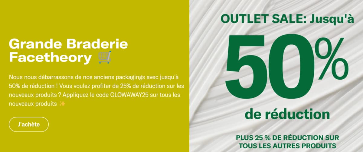 Code Promo -20% de réduction chez FaceTheory : profitez de notre offre exclusive ! 2