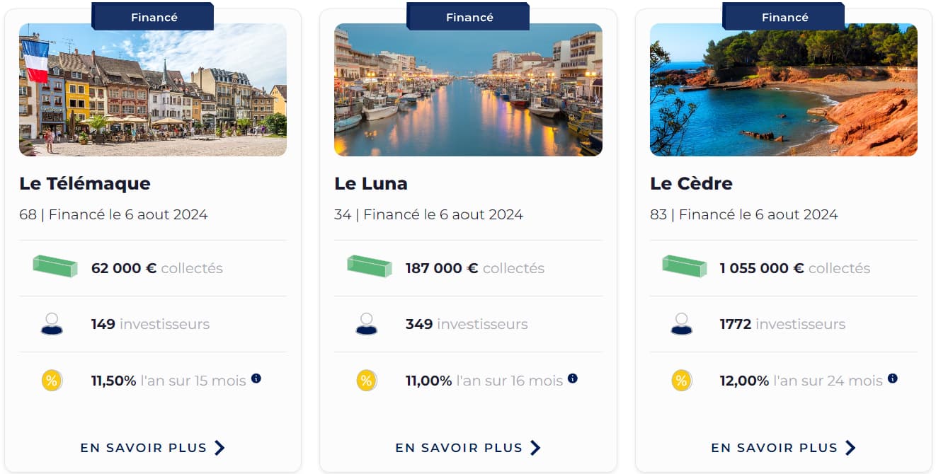 Code Parrain La Première Brique UT9ZIE pour +1% de cashback 7 exemples projets finances la premiere brique 1