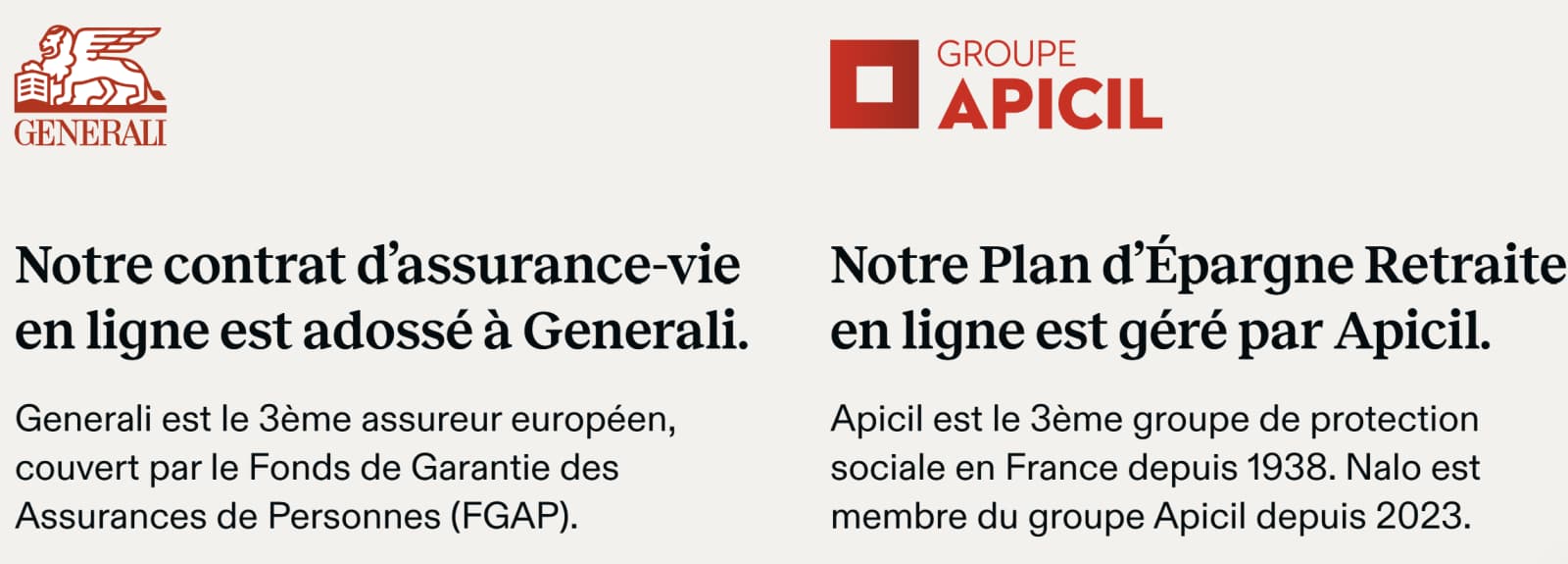 Nalo : mon avis et analyse détaillée sur leur solution d'investissement 1 generali apicil contrats nalo 1