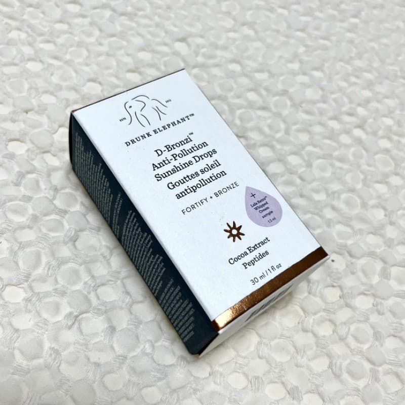 J'ai testé Drunk Elephant : Mon avis avec analyse de composition et avis clients 14 goutte bronzer drunk elephant produit