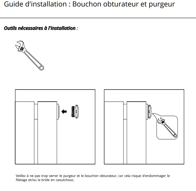 Hudson Reed : Mon avis avec analyse de la fiabilité et des avis clients sur leurs radiateurs 9 guide installation bouchon obturateur 1