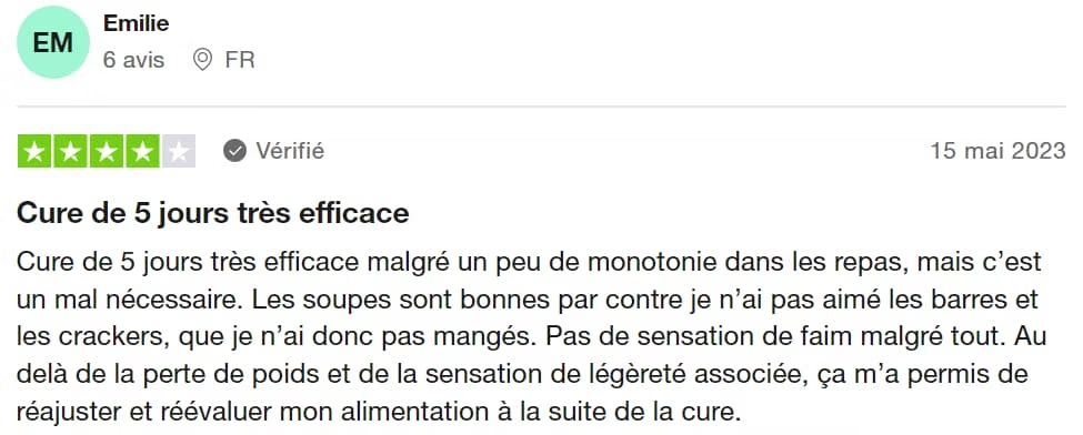 Avis clients sur Prolon : J'analyse la formule Jeûne 5 jours de Prolon 5 image 19