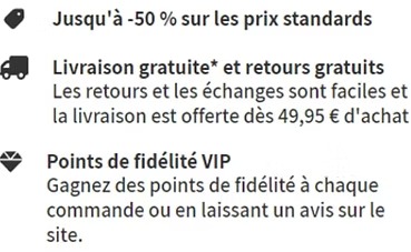 Fabletics code promo : Devenir VIP pour obtenir 80€ de crédits et 80% de réduction ! 9 imgi 11 avantages fabletics