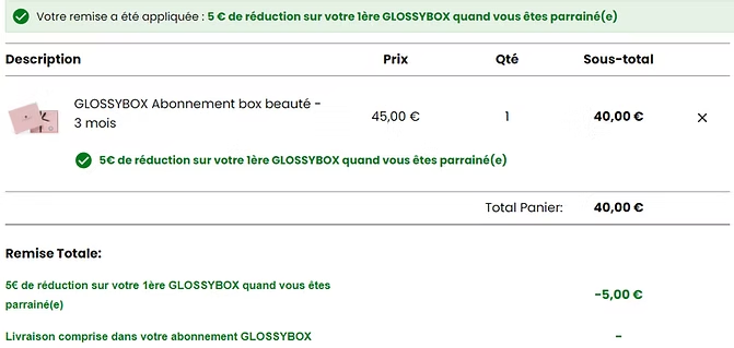 GlossyBox Code Parrainage : 5€ de réduction offerts 3 imgi 6 glossybox reduction code offre PNG
