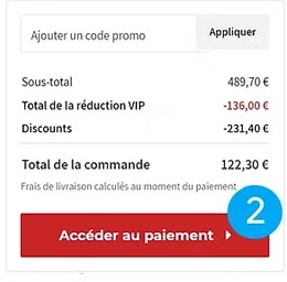 Fabletics code promo : Devenir VIP pour obtenir 80€ de crédits et 80% de réduction ! 5 imgi 7 panier fabletics