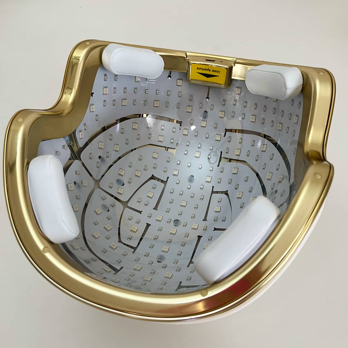 Le casque LED cheveux de Nooance : Mon Avis complet avec test personnel et revue des études 6 installation coussin casque 1