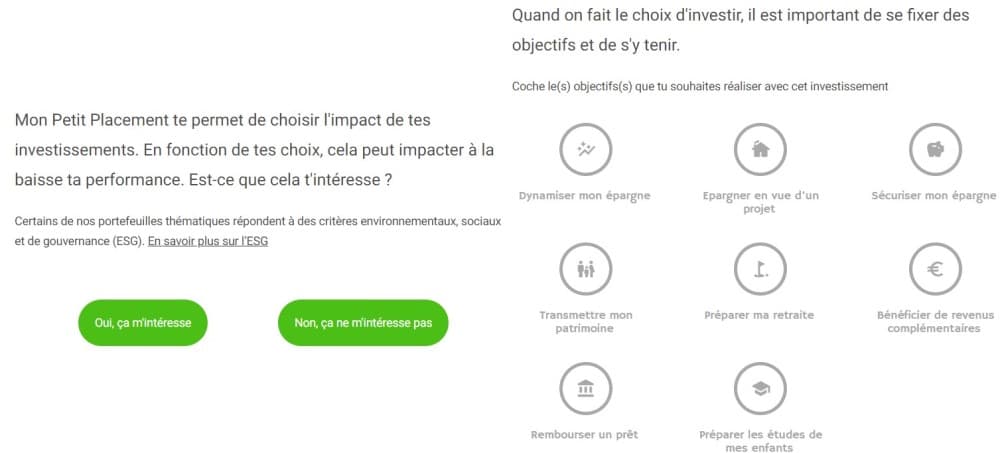 Mon avis sur Mon Petit Placement : que vaut leur assurance vie ? 6 investir selon themes mon petit placement 1
