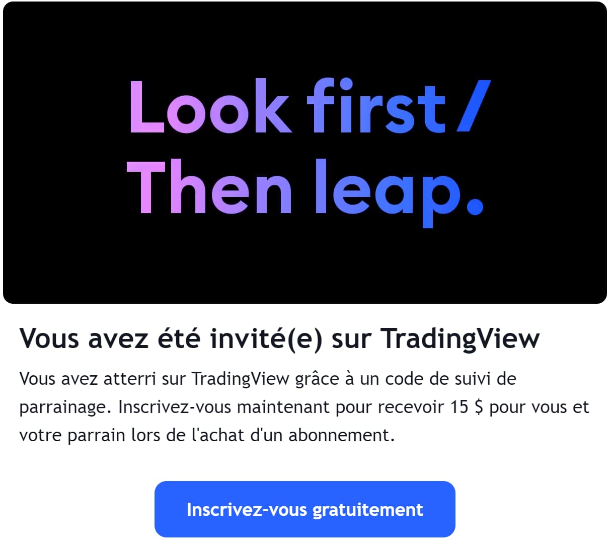Code Promo TradingView : Obtenez 15€ offerts sur votre abonnement 1 invitation code promo tradingview