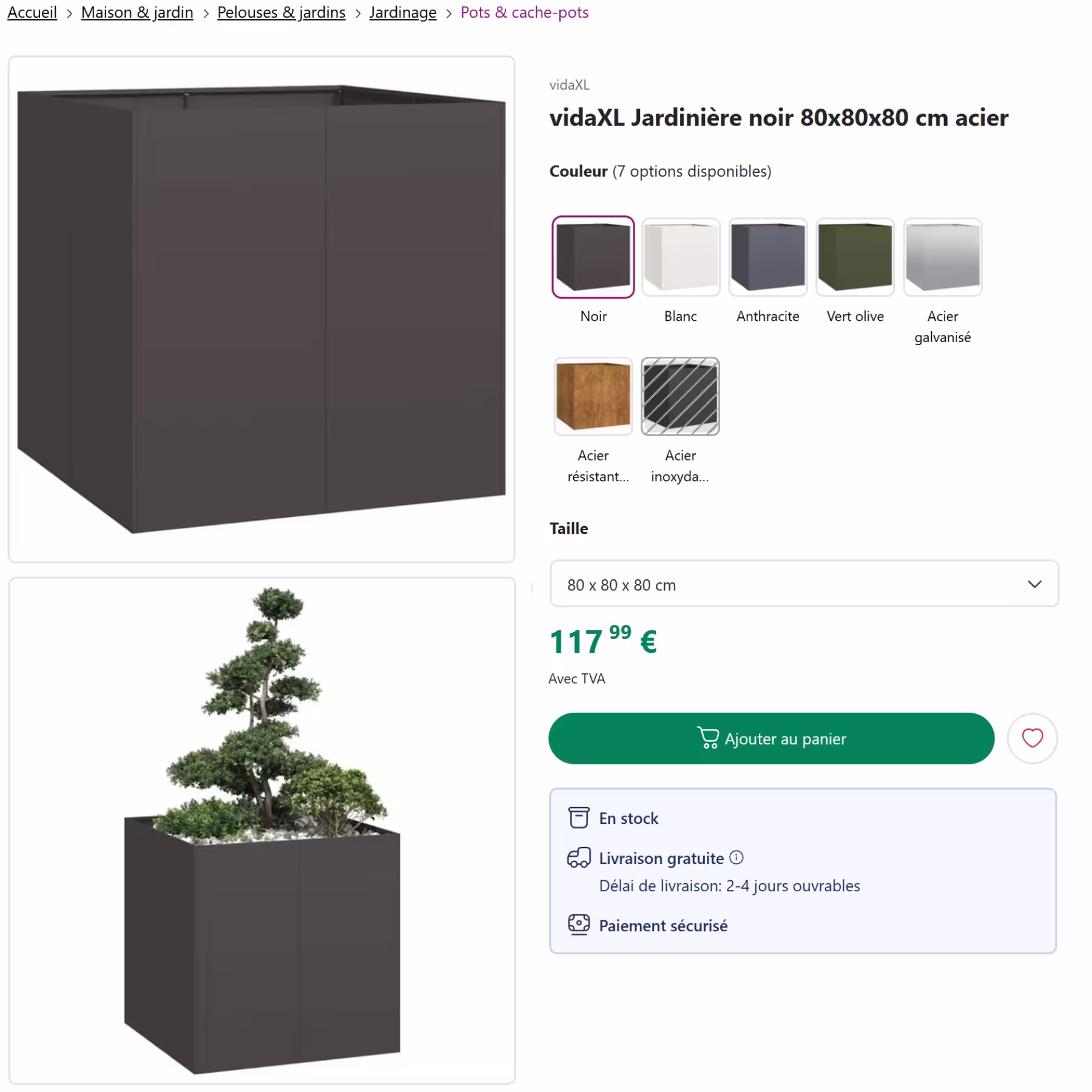 VidaXL : Mon avis après achat sur leur boutique - Quel niveau de qualité ? 3