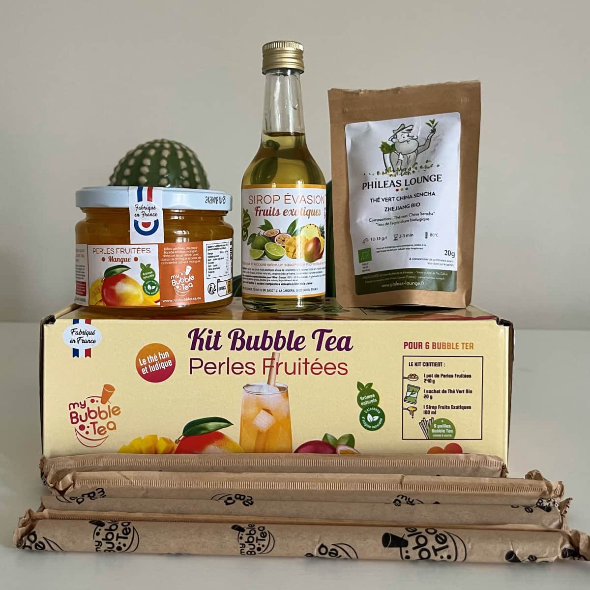 Mon avis sur My Bubble Tea : Je teste leurs perles fruitées fabriquées en France 3 kit complet bubble tea 1