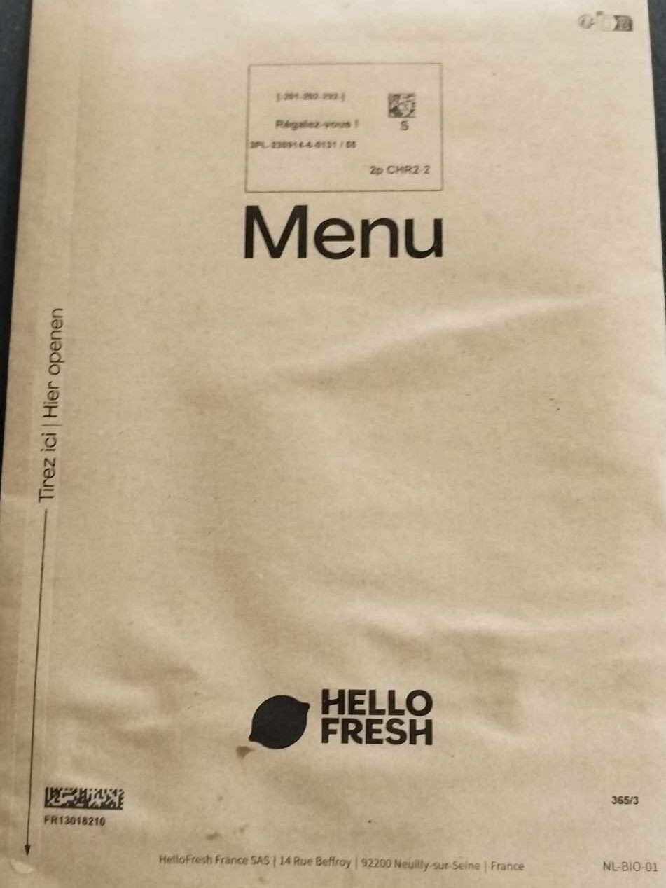 QuiToque ou Hellofresh ? Mon comparatif détaillé 2 le menu propose par hellofresh edited