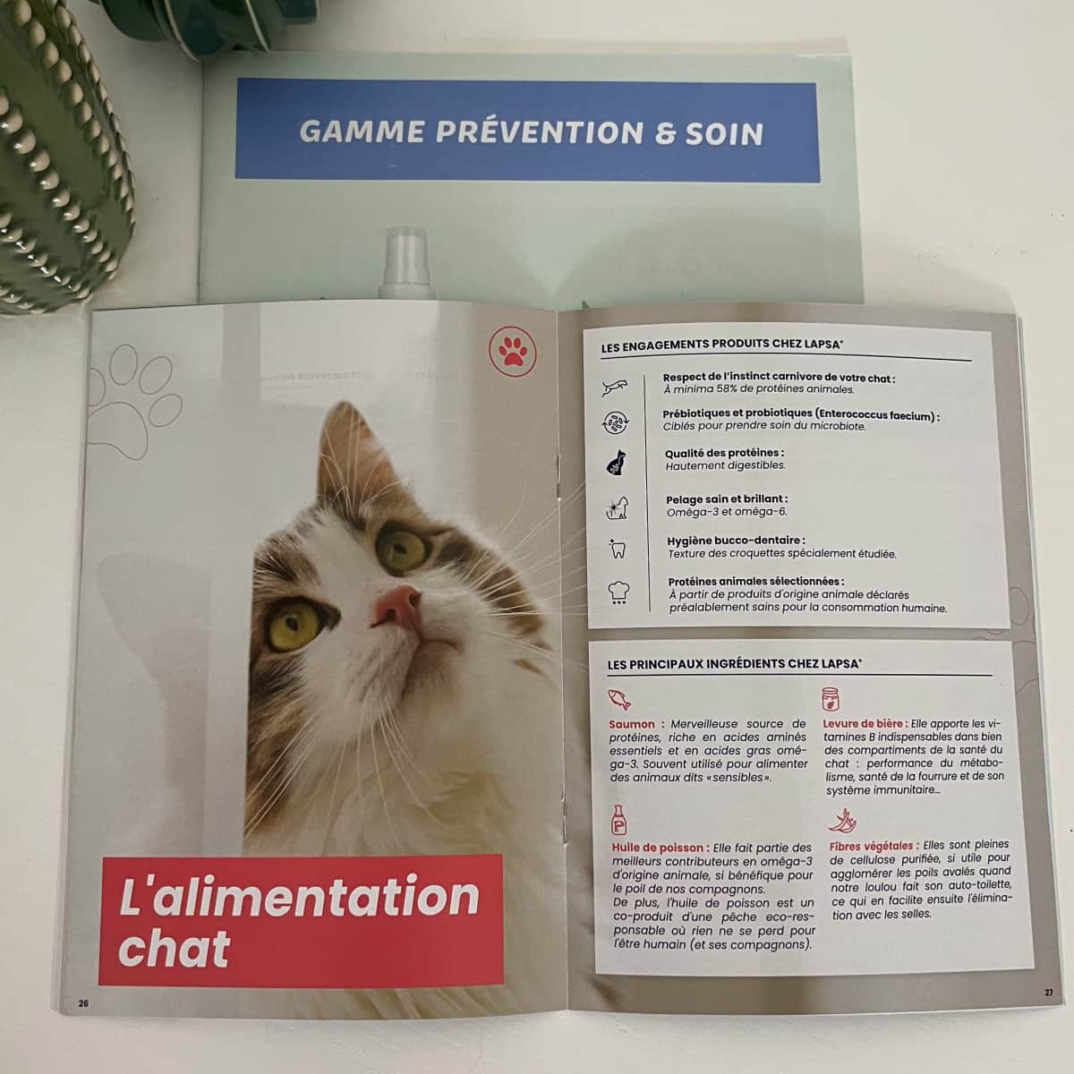 Lapsa Lab : Mon avis après test et analyse de leurs croquettes pour chat 6 livret explicatif chat 1