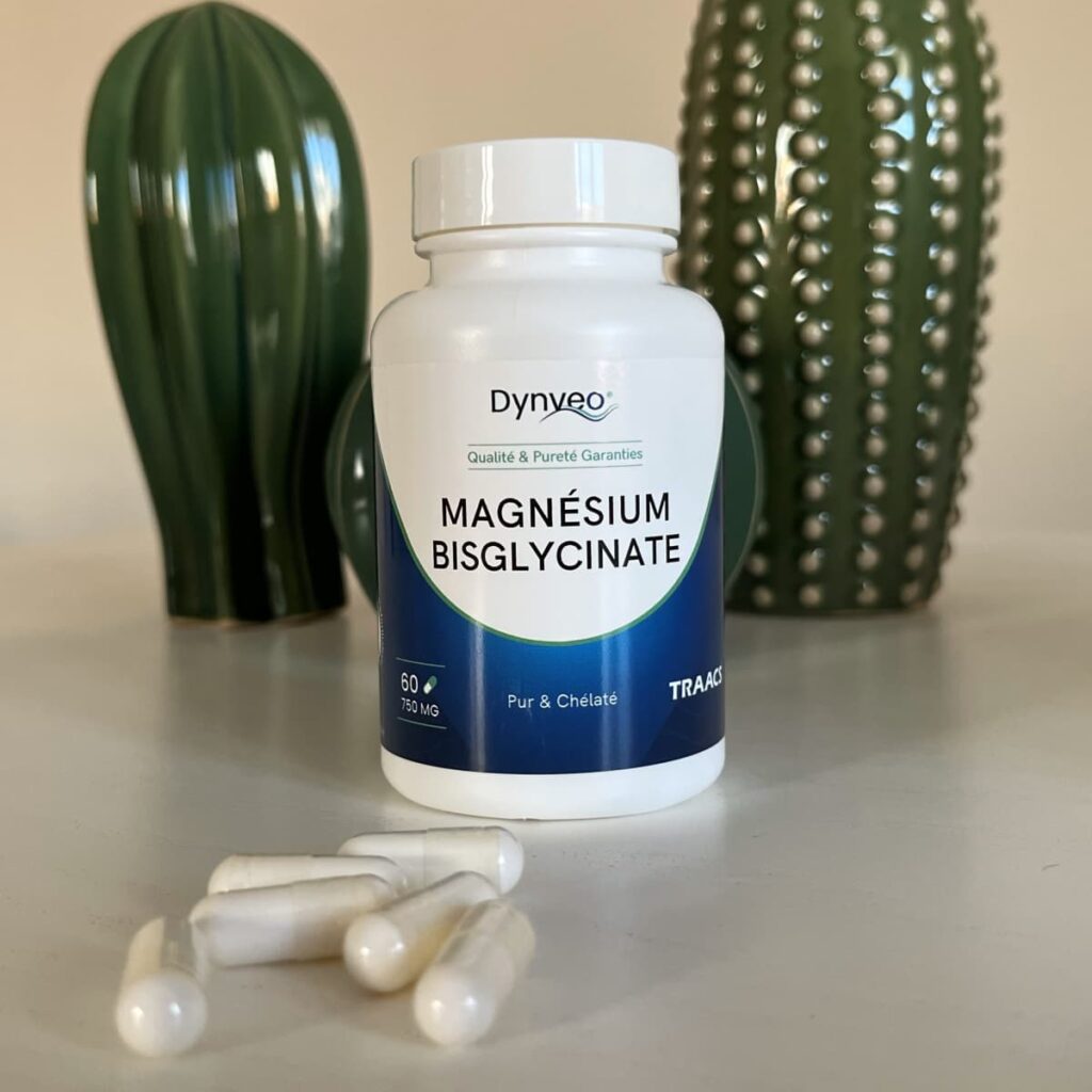 Magnésium bisglycinate 800 mg - 60 gélules - Dynveo main image 1