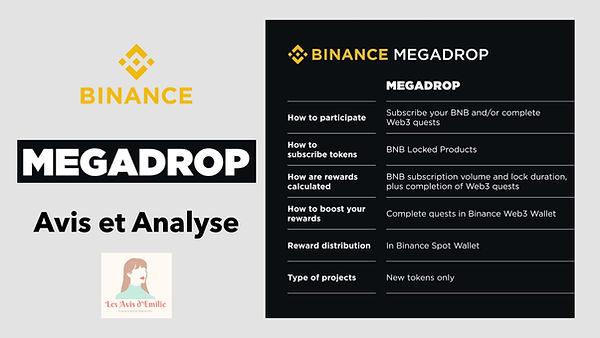 Mon avis et analyse de Binance MegaDrop Le farming d'airdrop 3 miniature article avis et analyse du binance megadrop