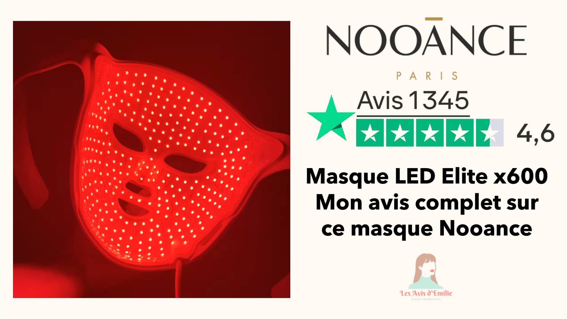 Classement des meilleures marques de beauté : comparatif complet 6 miniature article masque led elite x600 nooance 1