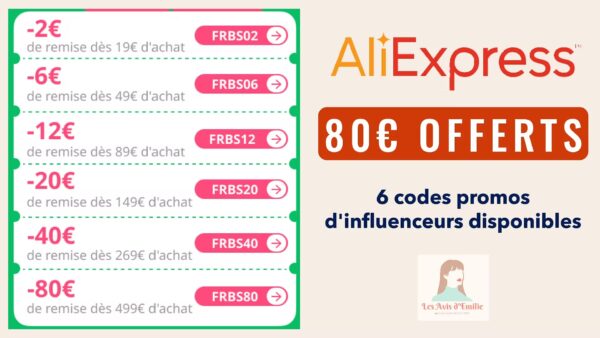 miniature fhd aliexpress code promo influenceur
