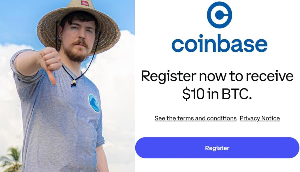 CoinBase Referral Code : NDWXZ2810$ worth of Bitcoin for free 6 mrbeast coinbase code 1
