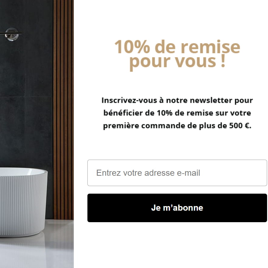 Code Promo Hudson Reed : 10% de réduction sur tous leurs produits et offres exclusives 2 newsletter hudson reed 1