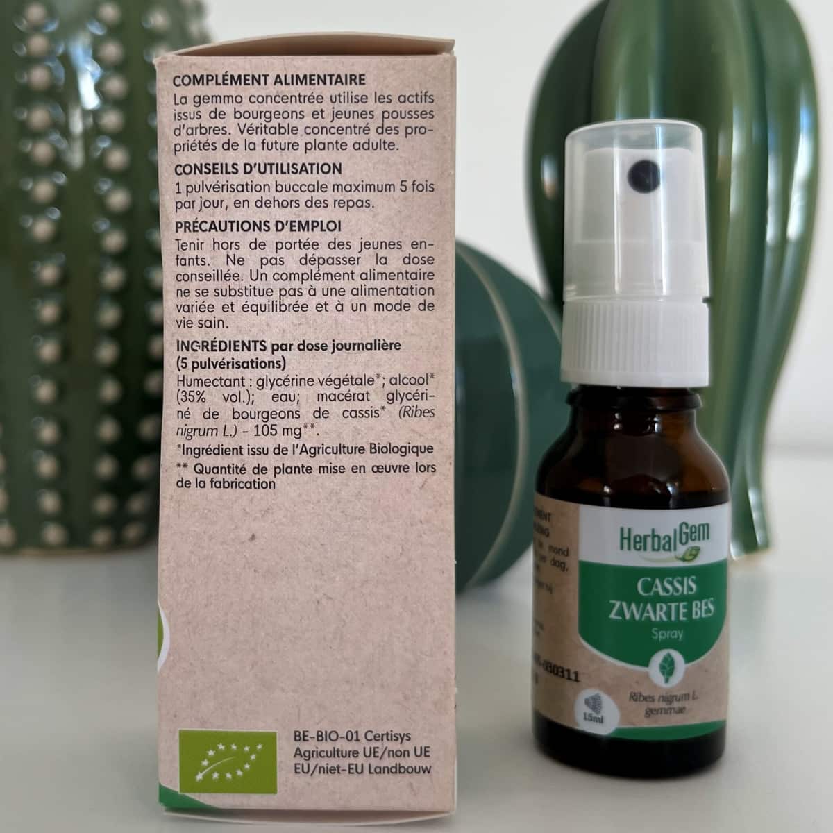 Mon avis sur Herbalgem : Analyse et test de leurs compléments aux bourgeons 14 notice spray cassis