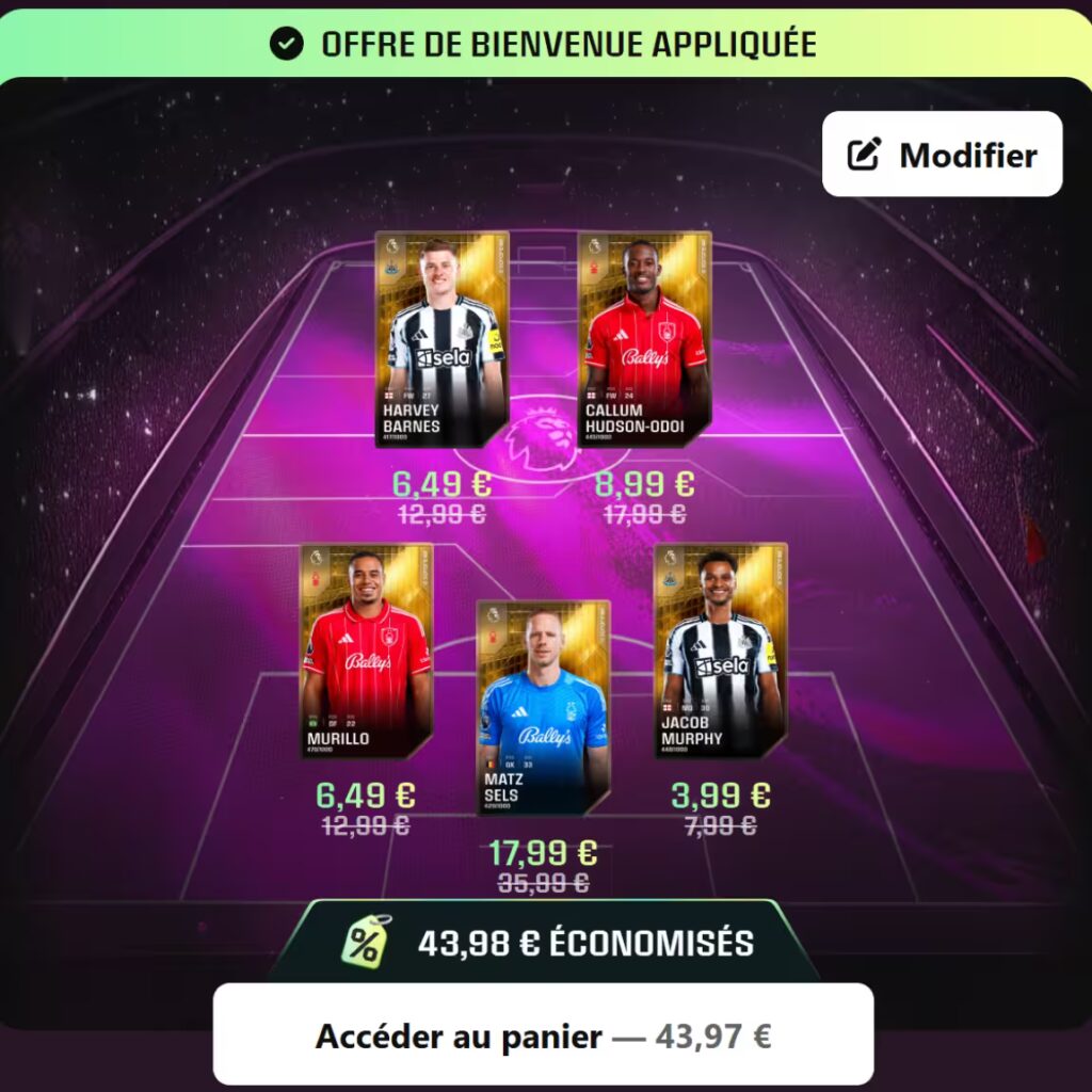 Code Promo Sorare : 150€ offerts avec mon lien parrainage ! 5 offre applique premier achat sorare