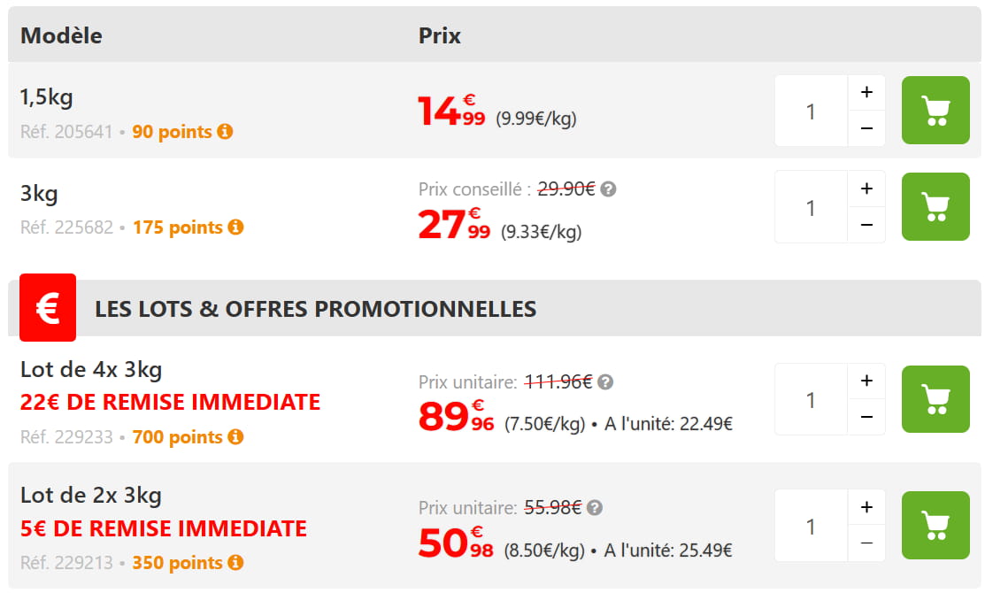 Code Promo Zoomalia : Jusqu'à -50% de réduction avec les offres 2 offre promotionnelle lot zoomalia 1