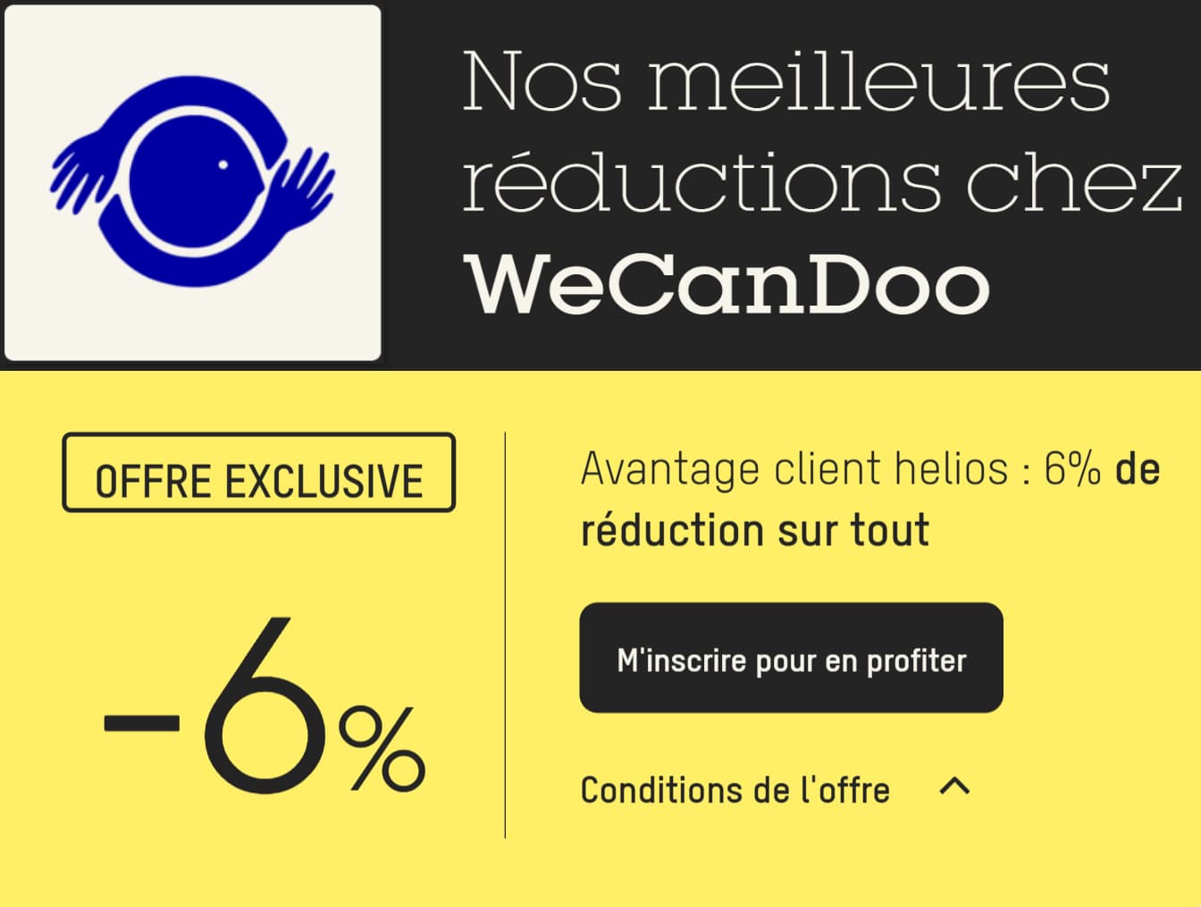 Code Promo helios 18€ d'abonnement offerts sur votre compte courant 5 offre promotionnelle wedoo helios 1