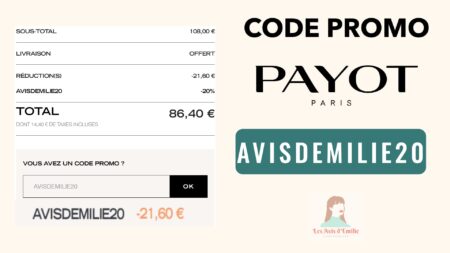 payot code promo avisdemilie20