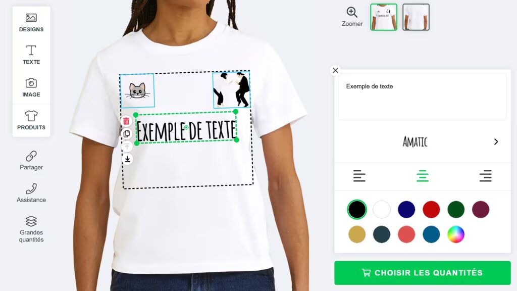 Comment créer un t-shirt personnalisé : étapes et conseils pratiques 3 personnalisation tee shirt logo texte