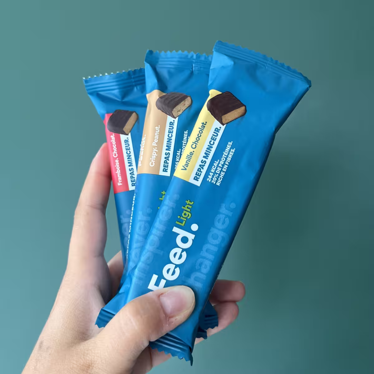 Mon avis sur Feed : Les repas en barres et boissons conçus par des nutritionnistes 4 photo barres feed emballages