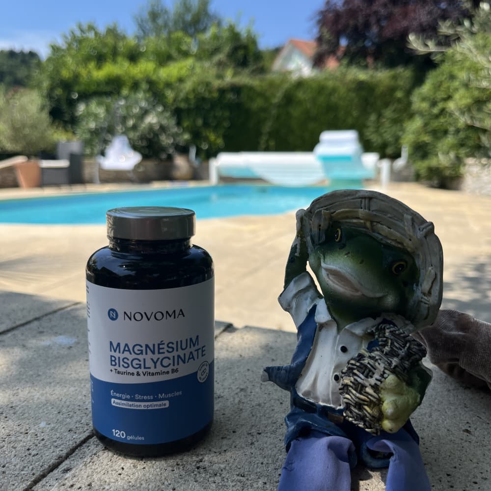 Novoma : Test et avis sur leurs compléments (collagène, magnésium et vitamine C) 10 photo magnesium novoma ambiance 1