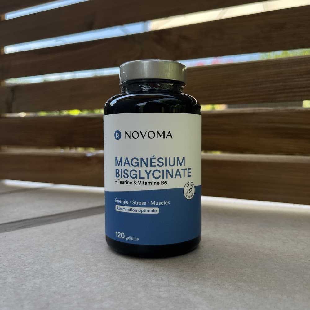 Novoma : Test et avis sur leurs compléments (collagène, magnésium et vitamine C) 9 photo magnesium novoma face avant 1