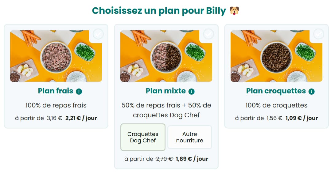 Dog Chef : Mon avis sur leur nourriture avec test pour mon chien 3 plan nutrition dogchef 1