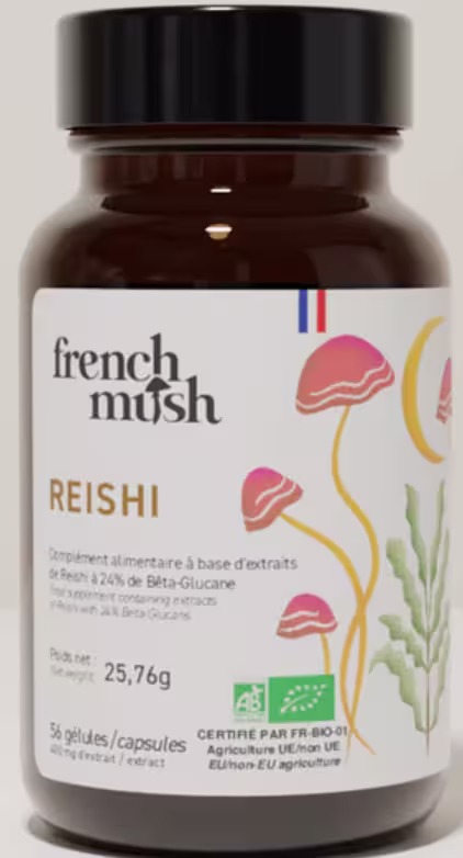 Mon avis sur French Musch : Des compléments français de champignons 12 reishi photo produit