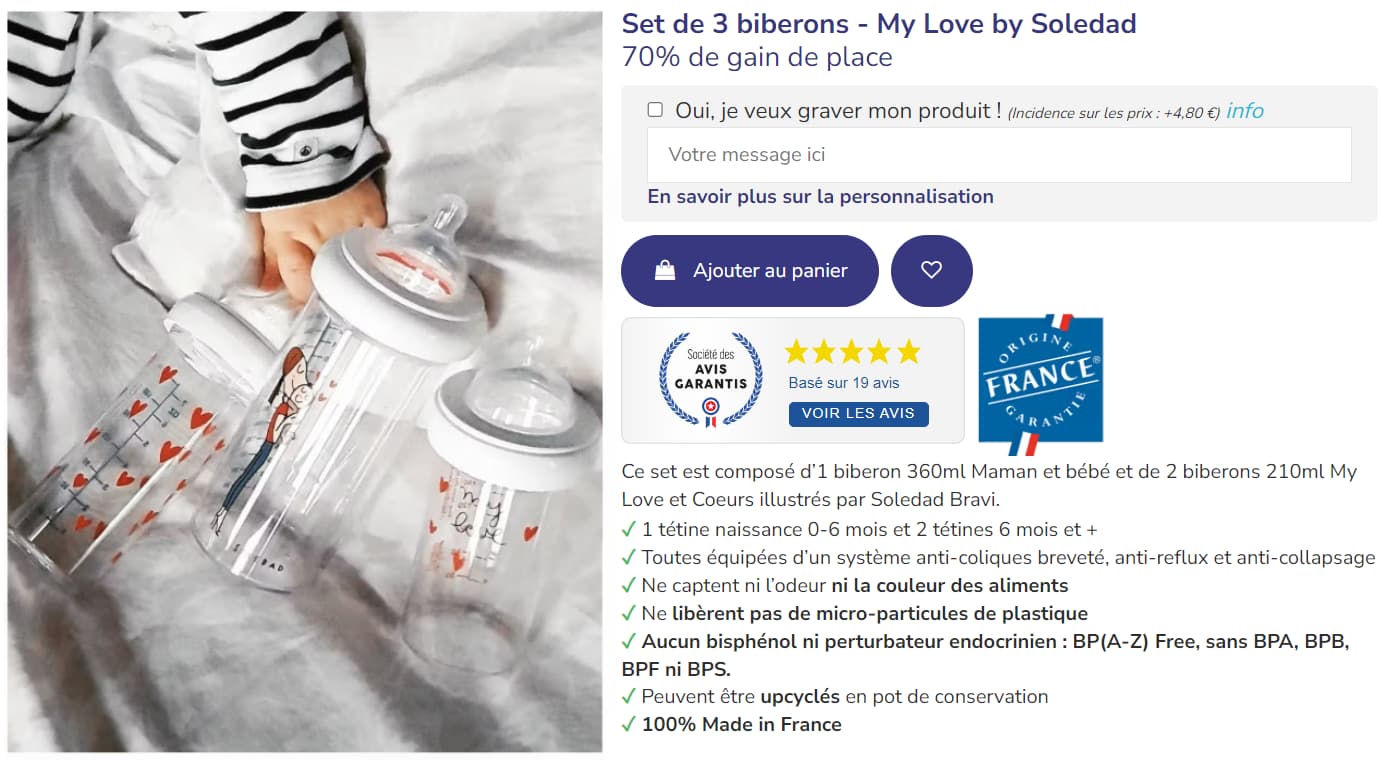 Mon avis sur Le Biberon Français : Test de 3 biberons et analyse d'avis clients 9 set biberon testes