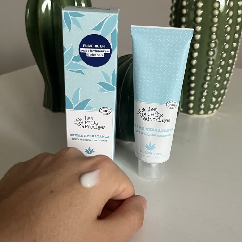 Les Petits Prodiges : Mon avis avec test des produits et analyse de composition 8 texture creme hydratante 1