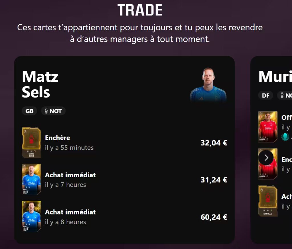 Code Promo Sorare : 150€ offerts avec mon lien parrainage ! 6 trade possible encheres sorare