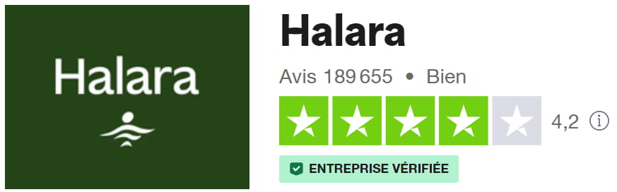 trsutpilot avis halara