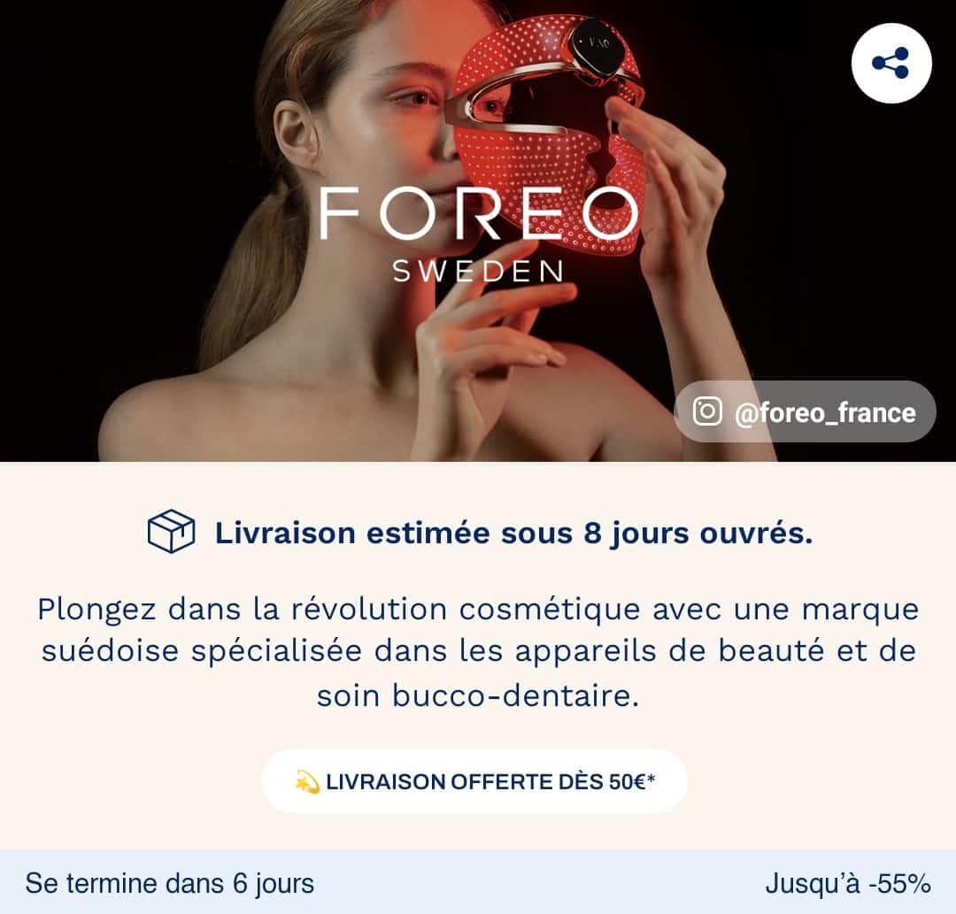 Mon avis sur The Bradery : retour d'expérience après plusieurs achats et avis clients 9 vente foreo 1