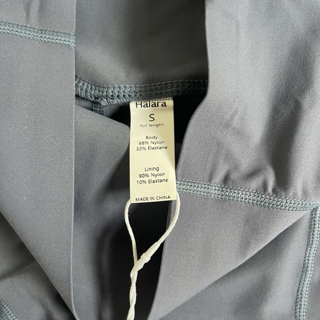 zoom details composition textile legging 1