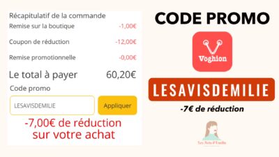 code promo voghion details miniature
