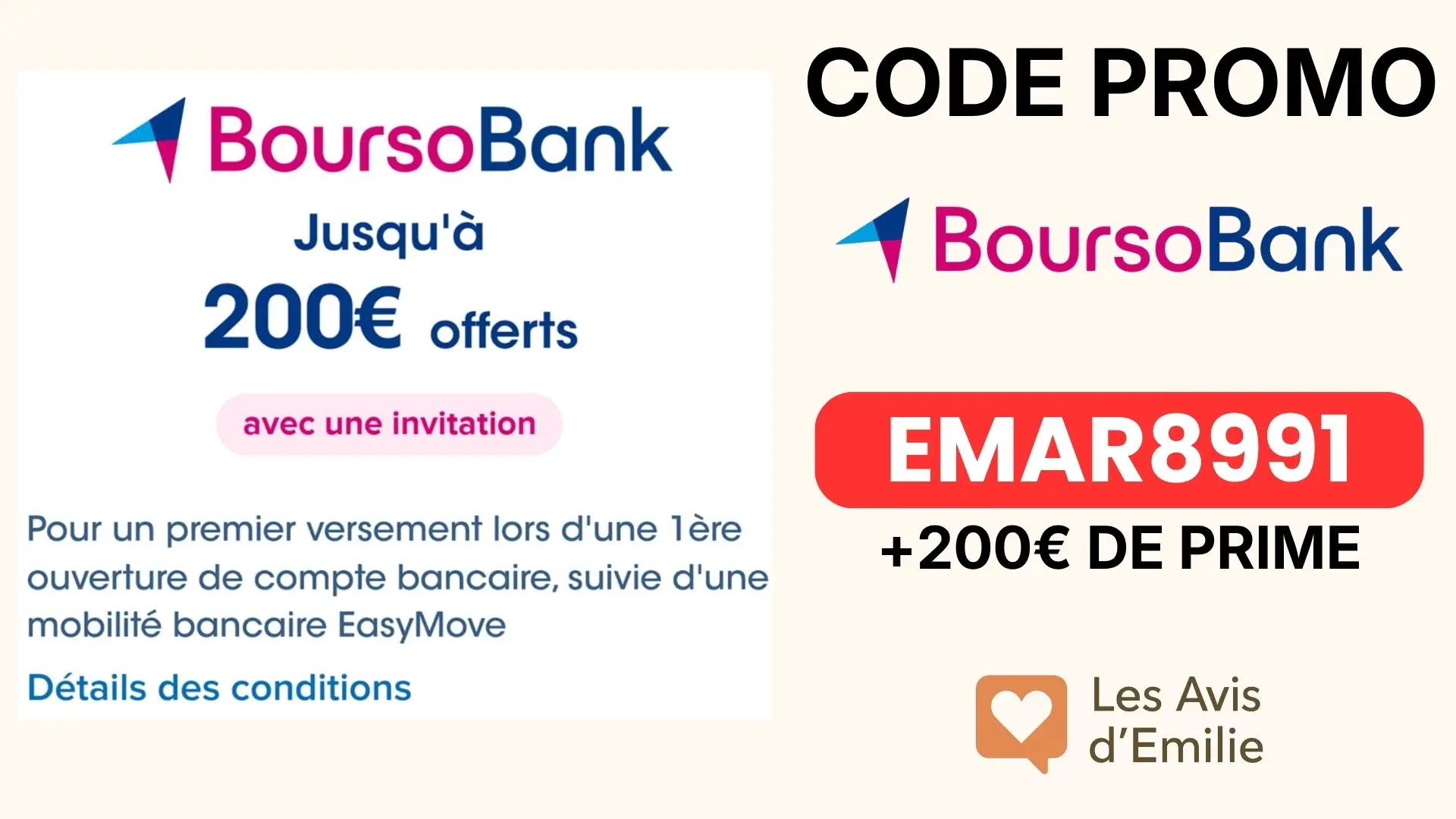 Les meilleures offres bancaires en juin 2026 : plus de 1500€ au total 2 code parrainage boursobank offre lesavisdemilie